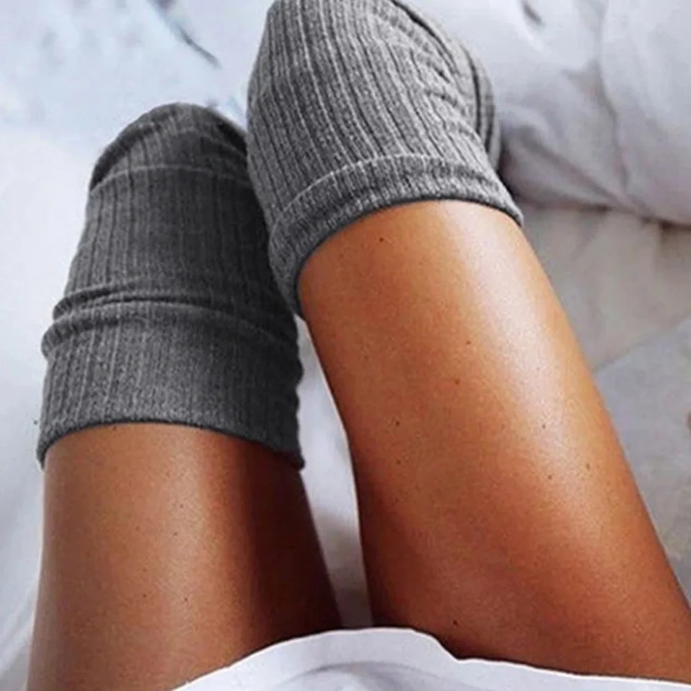 Socks New Thigh Over The Knee Knit Long Socks